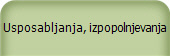 Usposabljanja, izpopolnjevanja